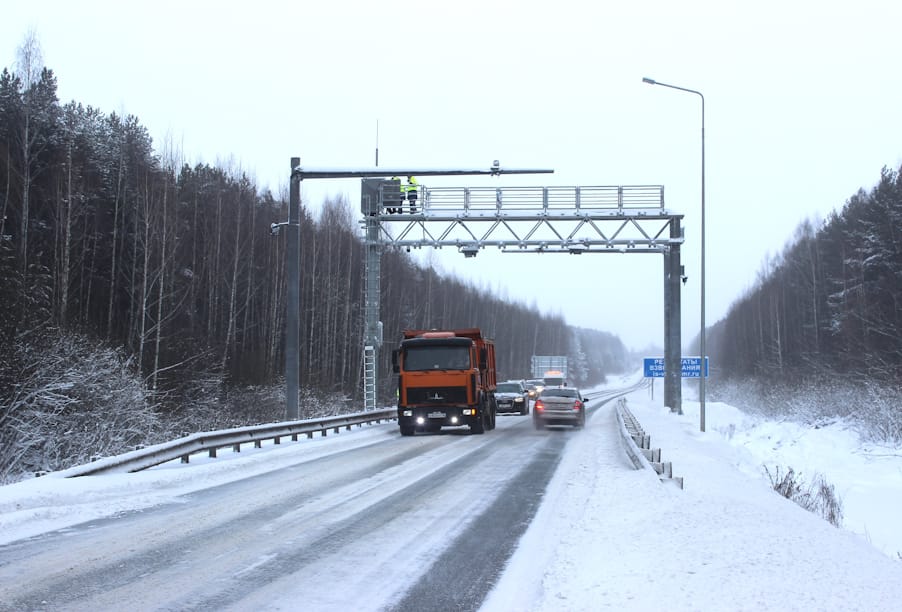 В Удмуртской Республике установлен еще один автоматический пункт весогабаритного контроля
